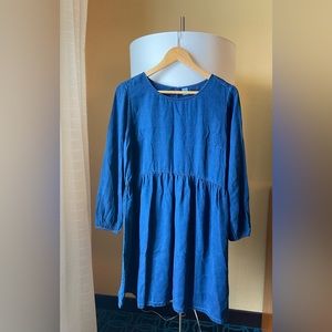 Old Navy Swing Dress Linen size medium petite